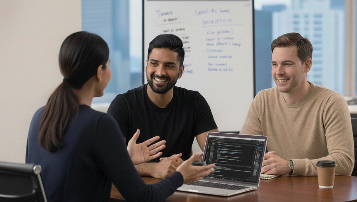 High Income Professional at work